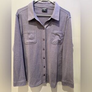 Purple Button-Up Shirt